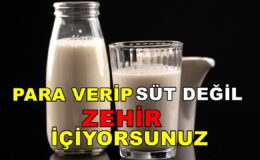 Para verip, süt değil zehir içiyorsunuz
