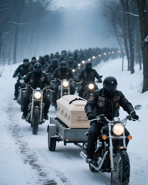 37 Bikers Rode 1,200 Miles Through a Blizzard to Bring a Fallen Soldier Home
