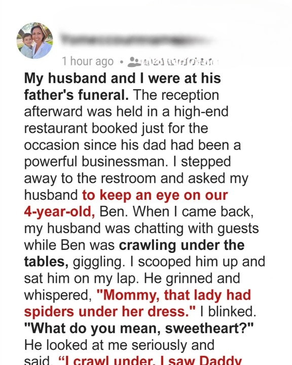 My Son’s Innocent Words at a Funeral Uncovered a Secret That Changed Everything