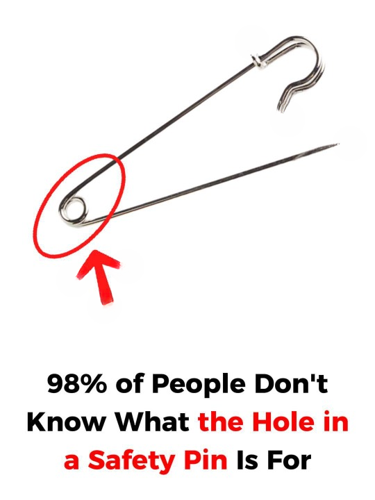 Ever Wondered About the Tiny Hole in a Safety Pin? Here’s Why It’s There