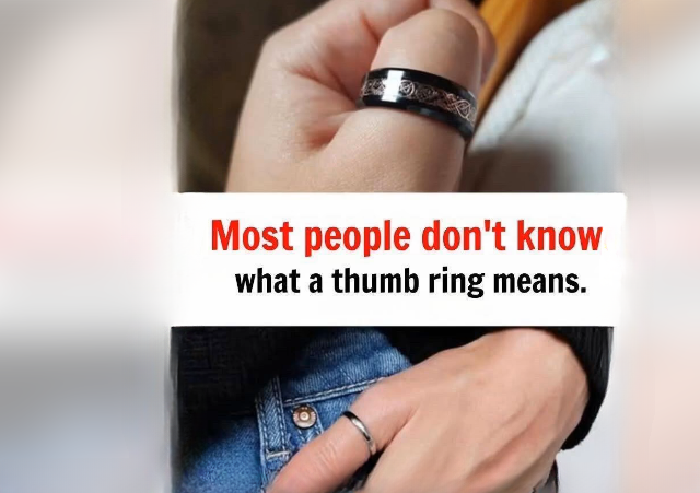 What Wearing a Ring on This Finger Really Says About You.