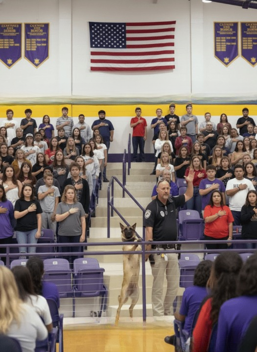 Unsung Heroes: A K9’s Silent Salute Steals the Spotlight