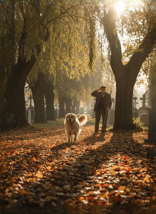 Max’s Silent Vigil: A Story of Unwavering Loyalty at Oakhaven Cemetery