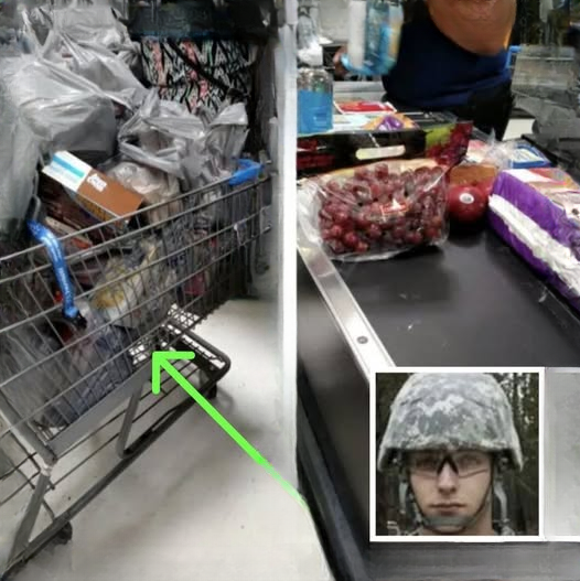 Angry Military Dad Takes Photo After Seeing What Was in a Shopper’s Cart