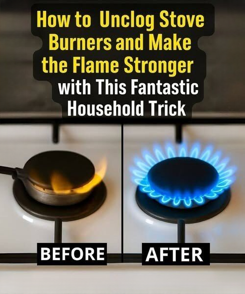 How to unclog stove nozzles and make the flame stronger with this homemade trick
