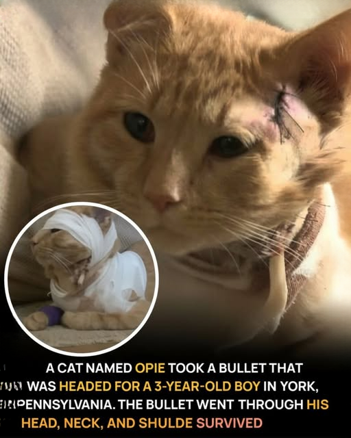 Opie: The Cat Who Defied Death to Save a Child