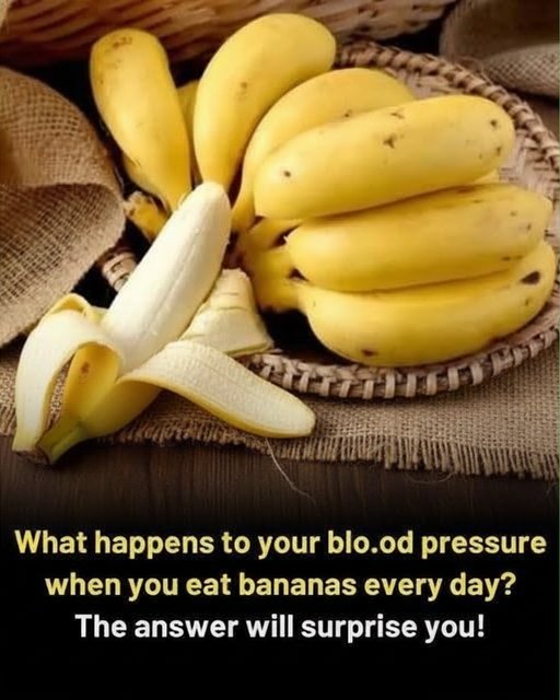 What Really Happens to Your Blood Pressure When You Eat Bananas Daily!